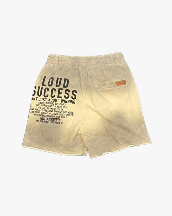 Silent Grind Rhinestone Graphic Shorts