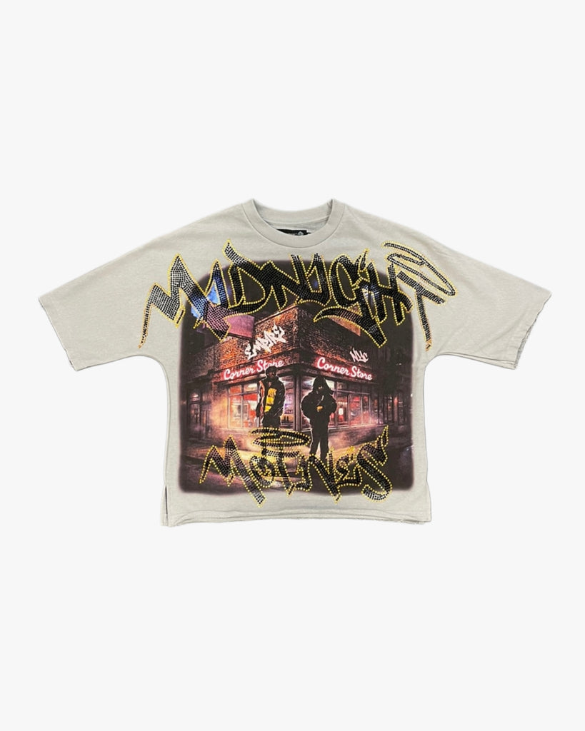 Midnight Motvies Cropped Tee