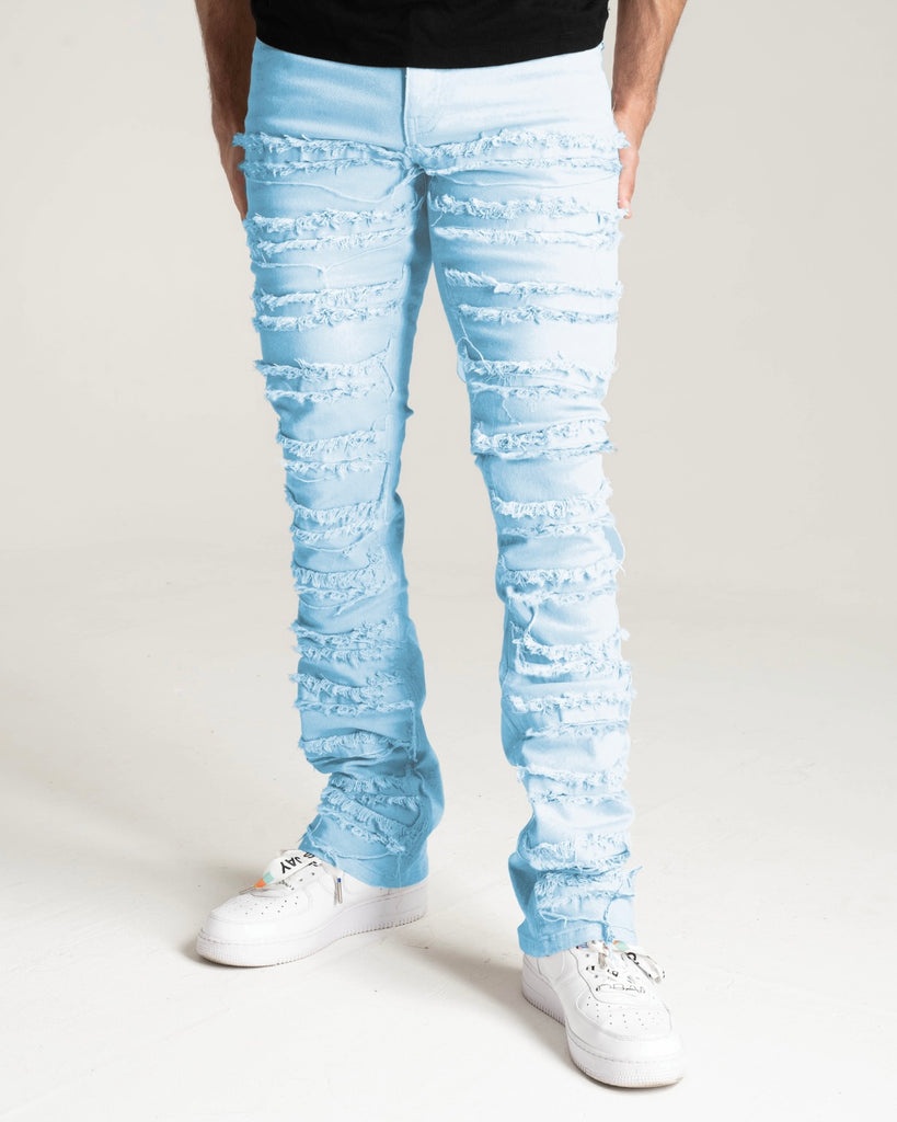 Spark Color Stacked Jeans