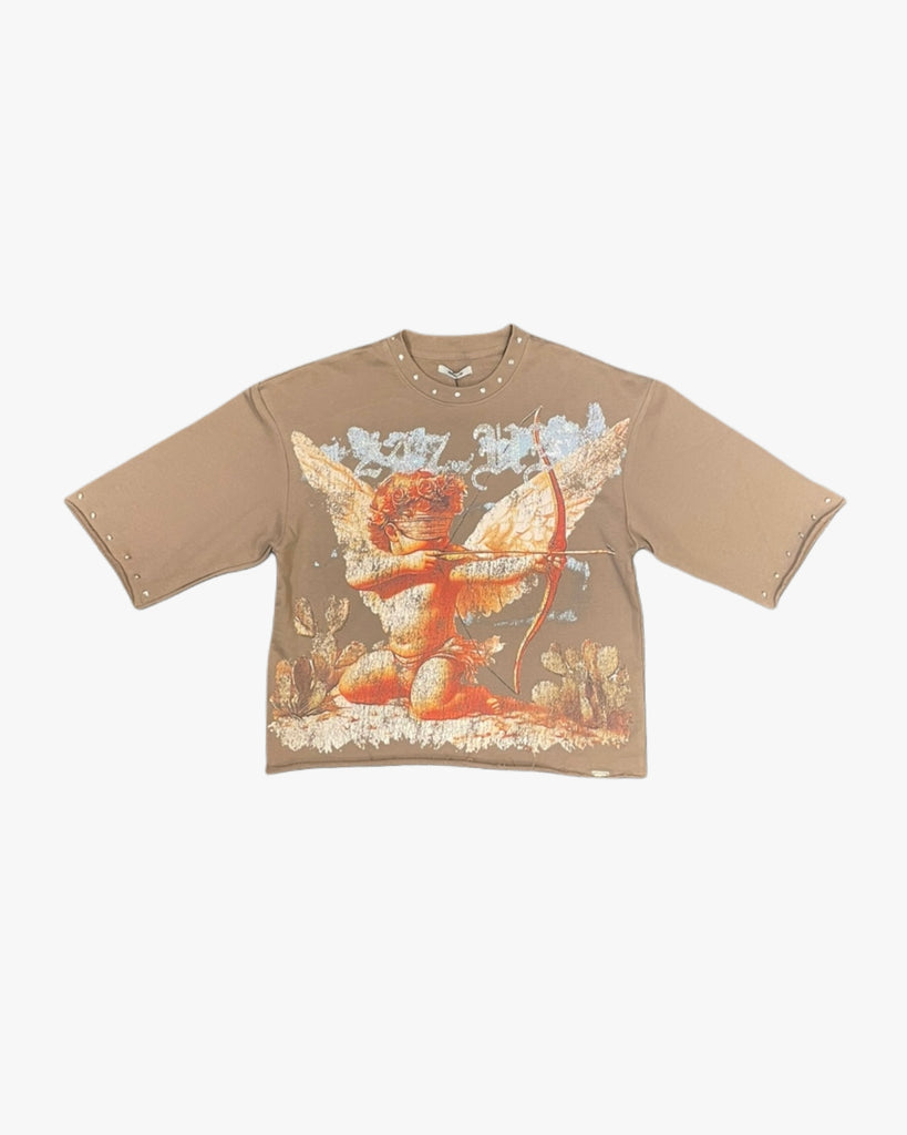 Angel Existence Cropped Tee