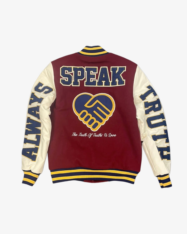 8ighth Dstrkt Mens Truth Varsity Jacket