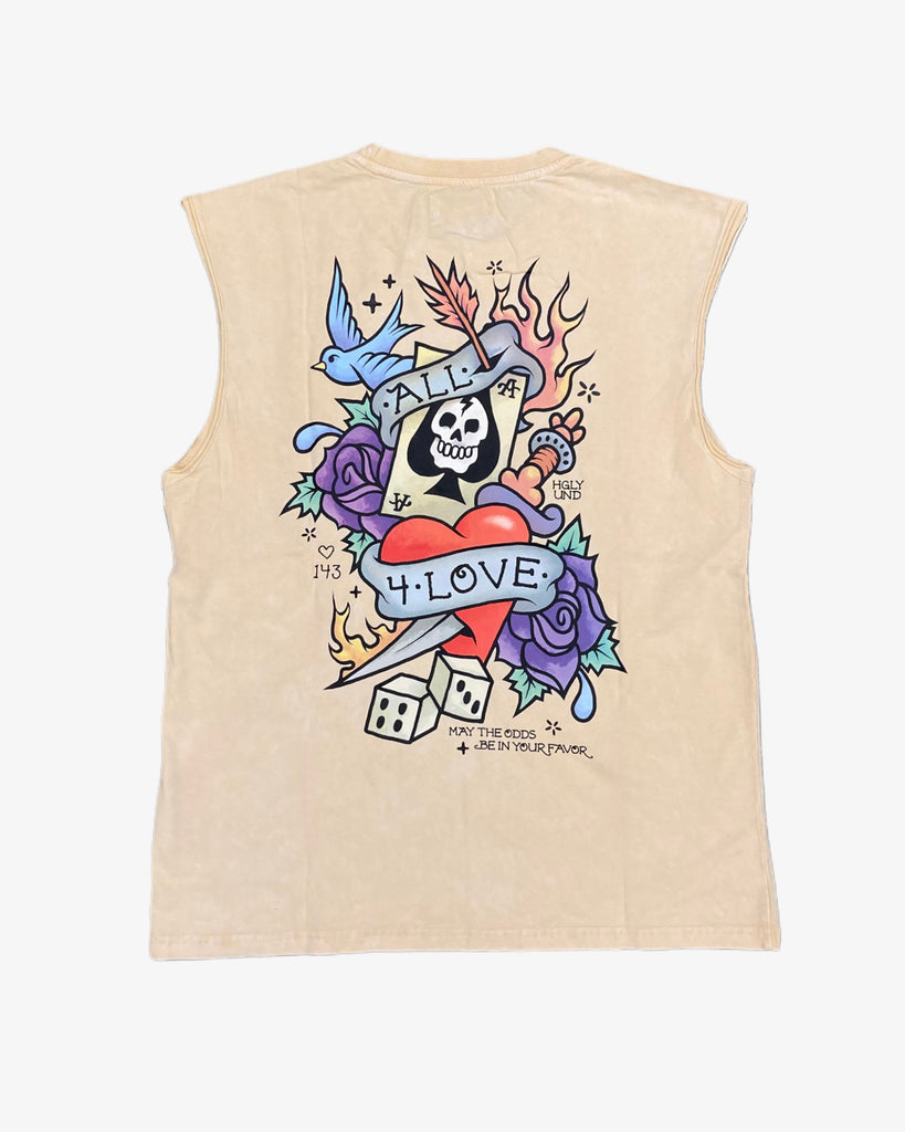 All 4 Love Sleeveless Tee