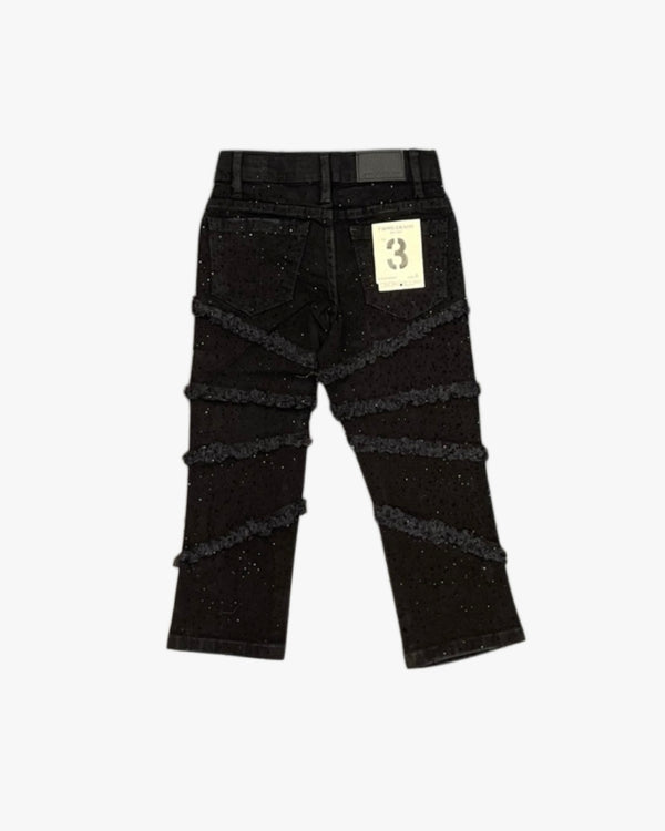 Toddler Fray Rhinestone Jeans
