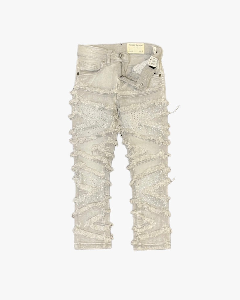 Toddler Lined Stitch Gem Stack Jeans