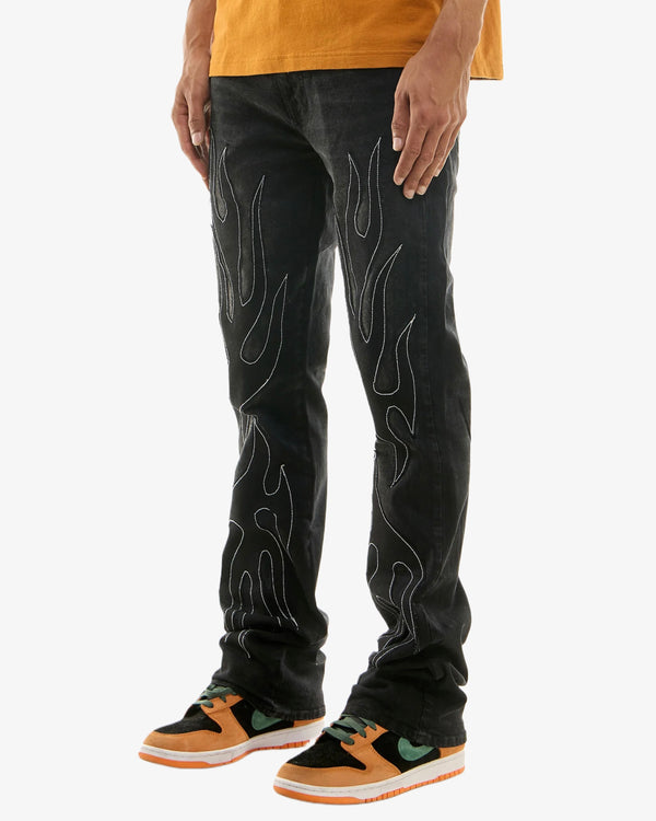 KDNK Fire Flare Jeans