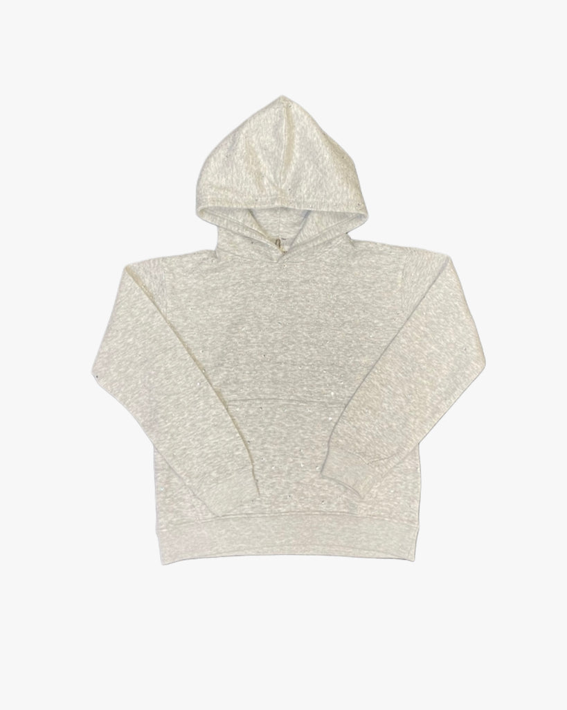 Kids Rhinestone Cropped Hoodie