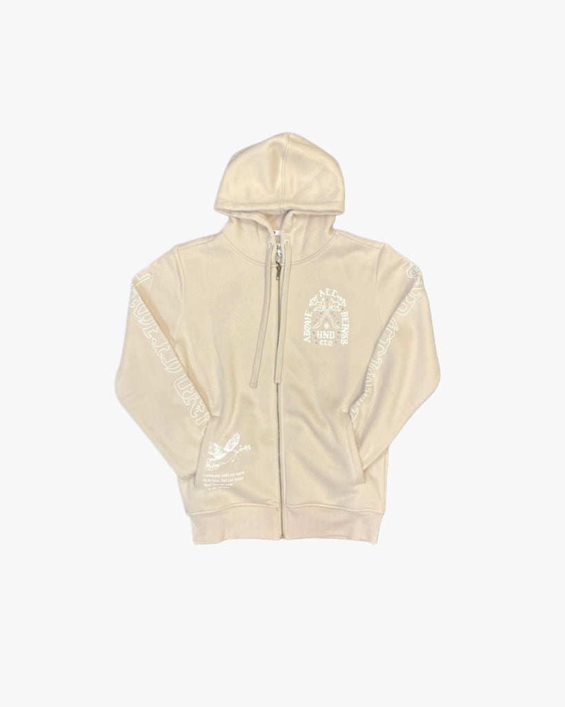 Above All Beings Zip Hoodie