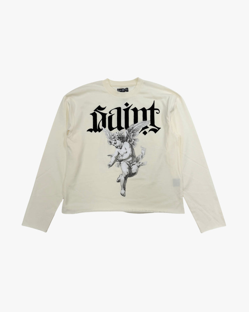 Kids Saint Crop Rhinestone Crewneck