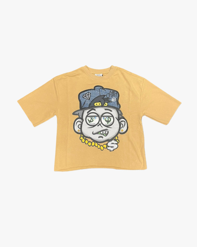 Royalty Face Cropped Graphic Tee