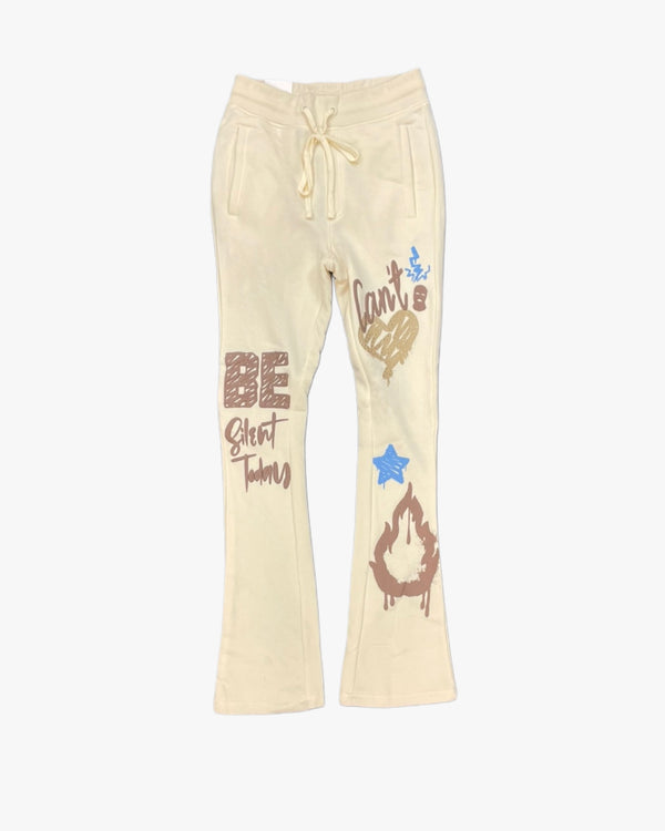 Can't be Silent Stacked Joggers