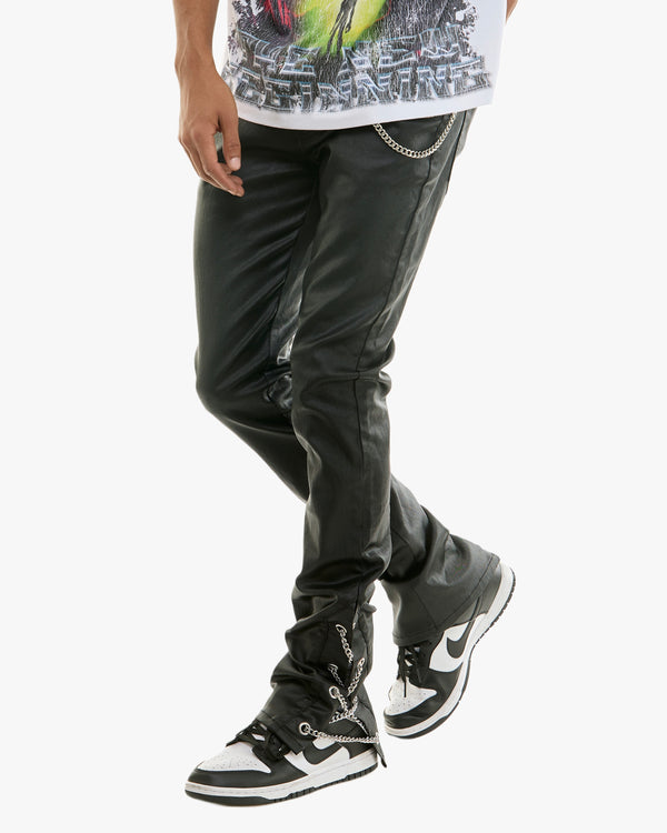 KDNK Side Chain Waxed Pants