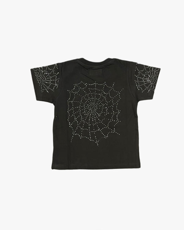 Web Rhinestone Toddler Tee