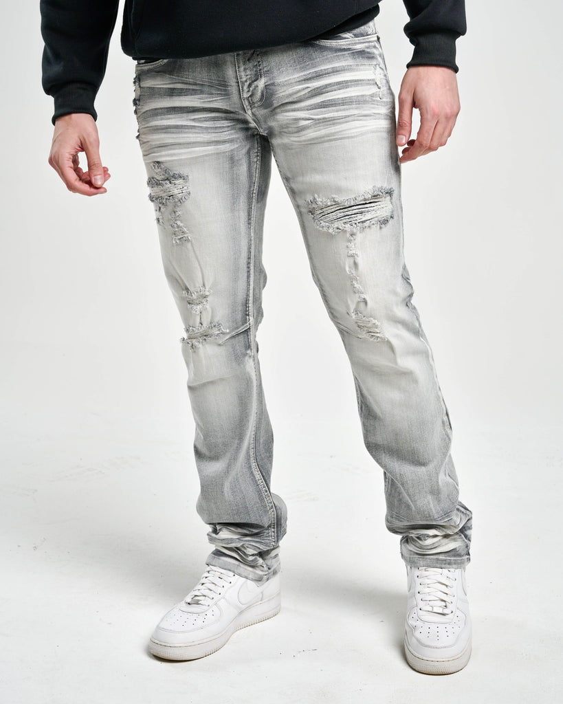 Spark 3D Crinkle Rip & Repair Jeans
