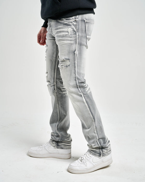 Spark 3D Crinkle Rip & Repair Jeans