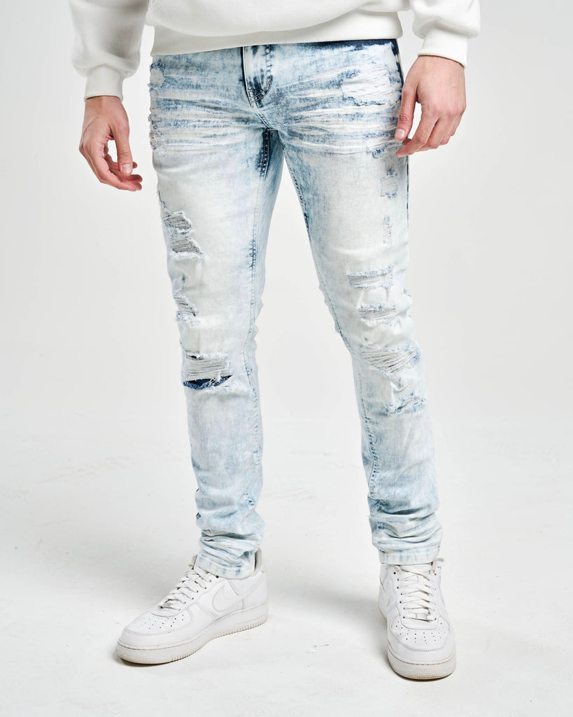 Spark Distressed Slim Jeans