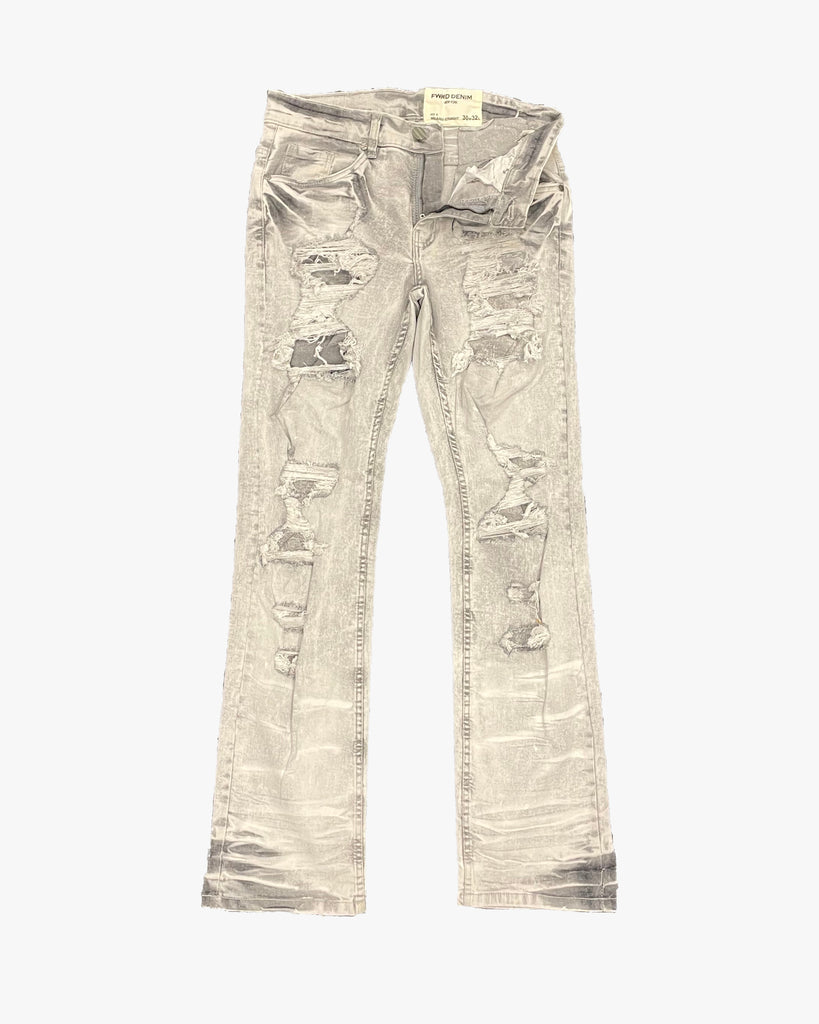 FWRD Denim Chopped Distressed Jeans