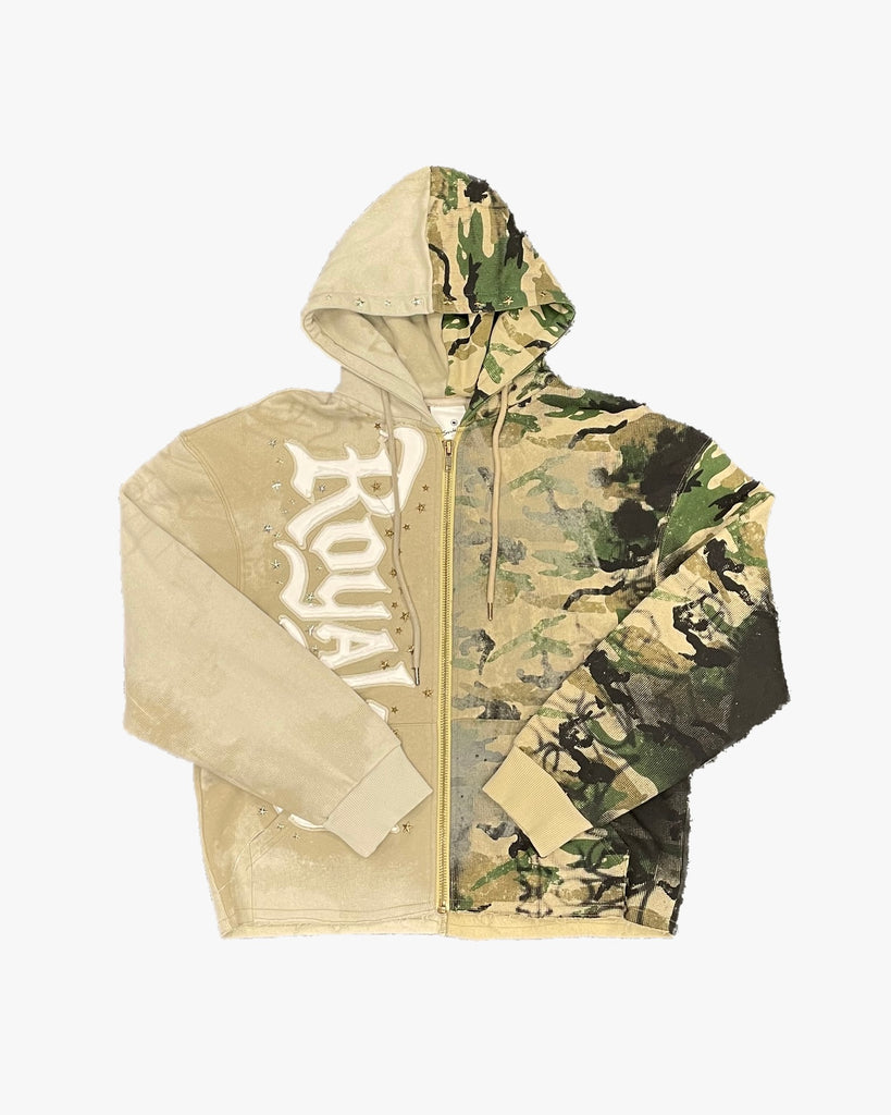 Royalty Colorblock Full Zip Hoodie