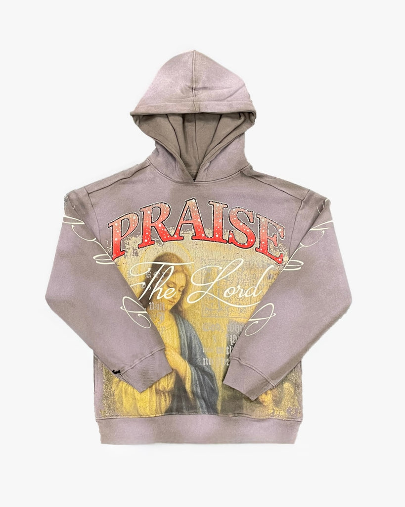 Praise The Lord Acid Wash Hoodie