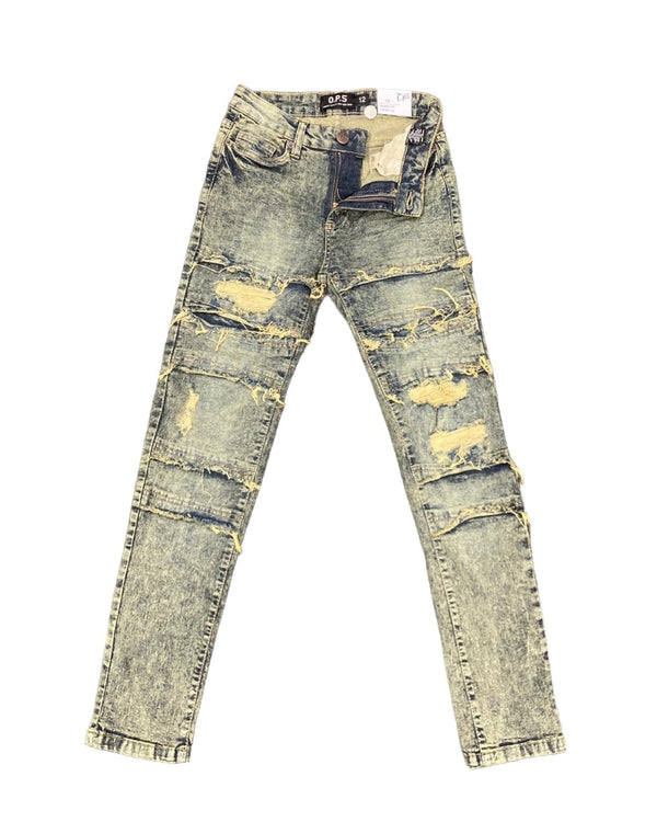 Lined & Stitched Toddlers Jeans