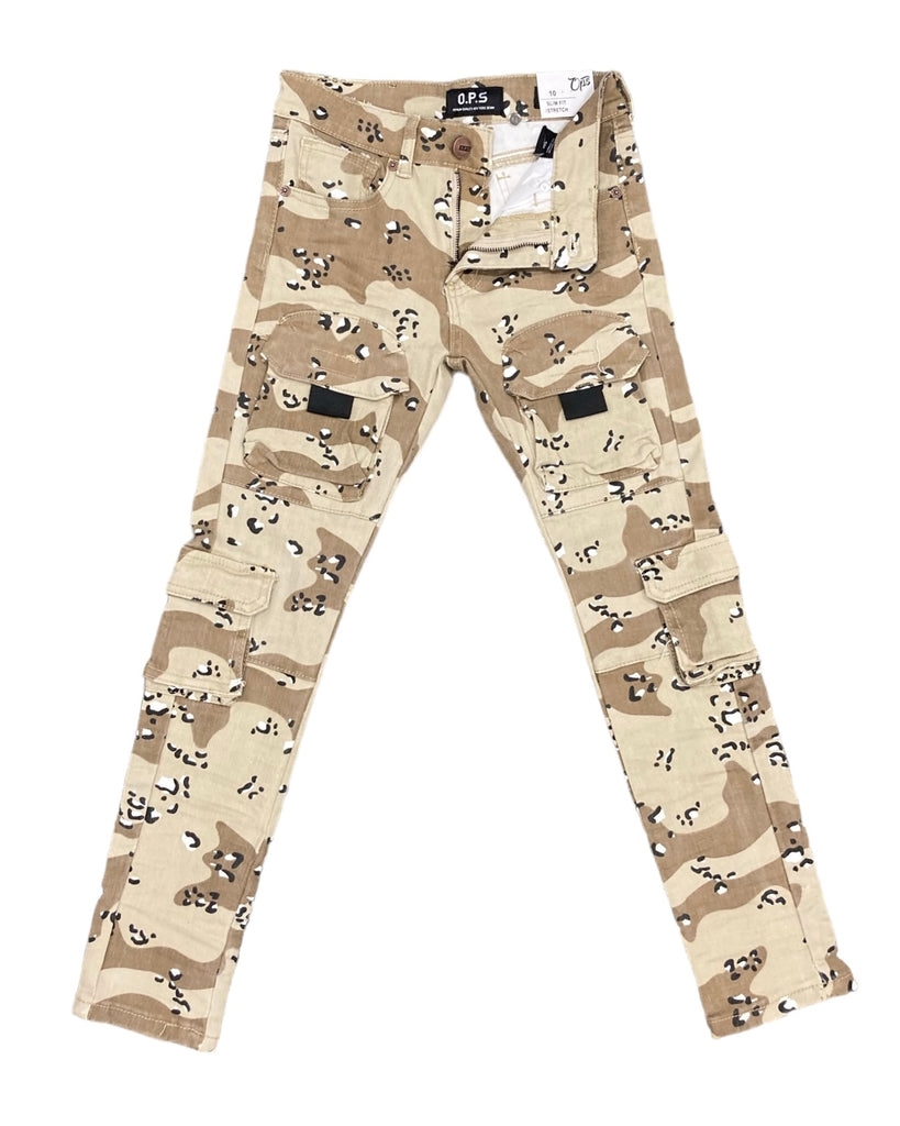 Fray Kids Cargo Pants